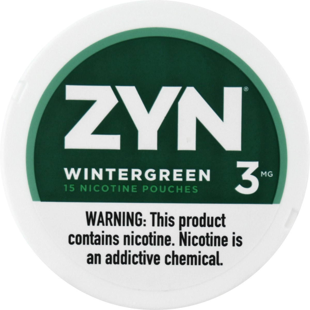 slide 6 of 9, ZYN 3 mg Wintergreen Nicotine Pouches 15 ea, 