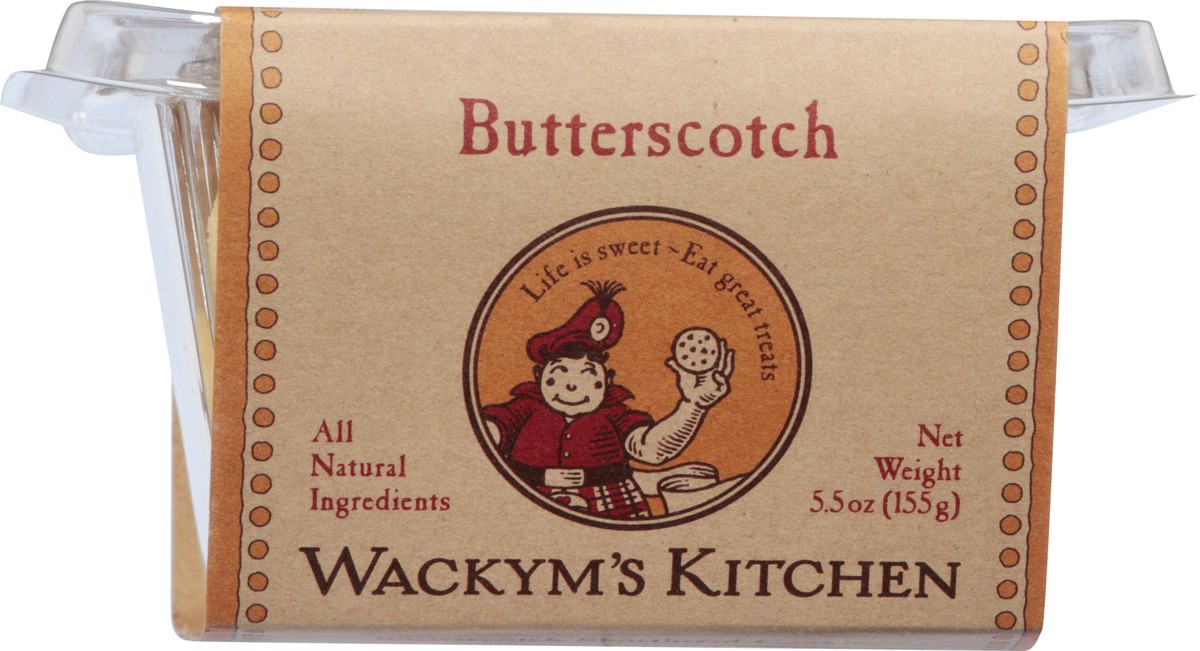 slide 1 of 13, Wackym's Kitchen All Natural Shortbread Butterscotch Cookies 5.5 oz, 5.5 oz