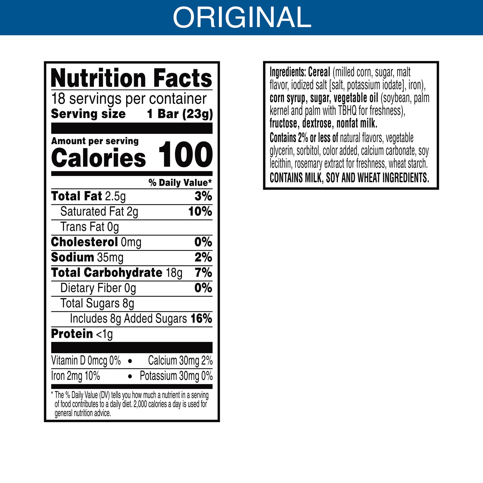 slide 2 of 5, Frosted Flakes Kellogg's Frosted Flakes Breakfast Cereal Bars, Original, 14.6 oz, 18 Count, 14.6 oz