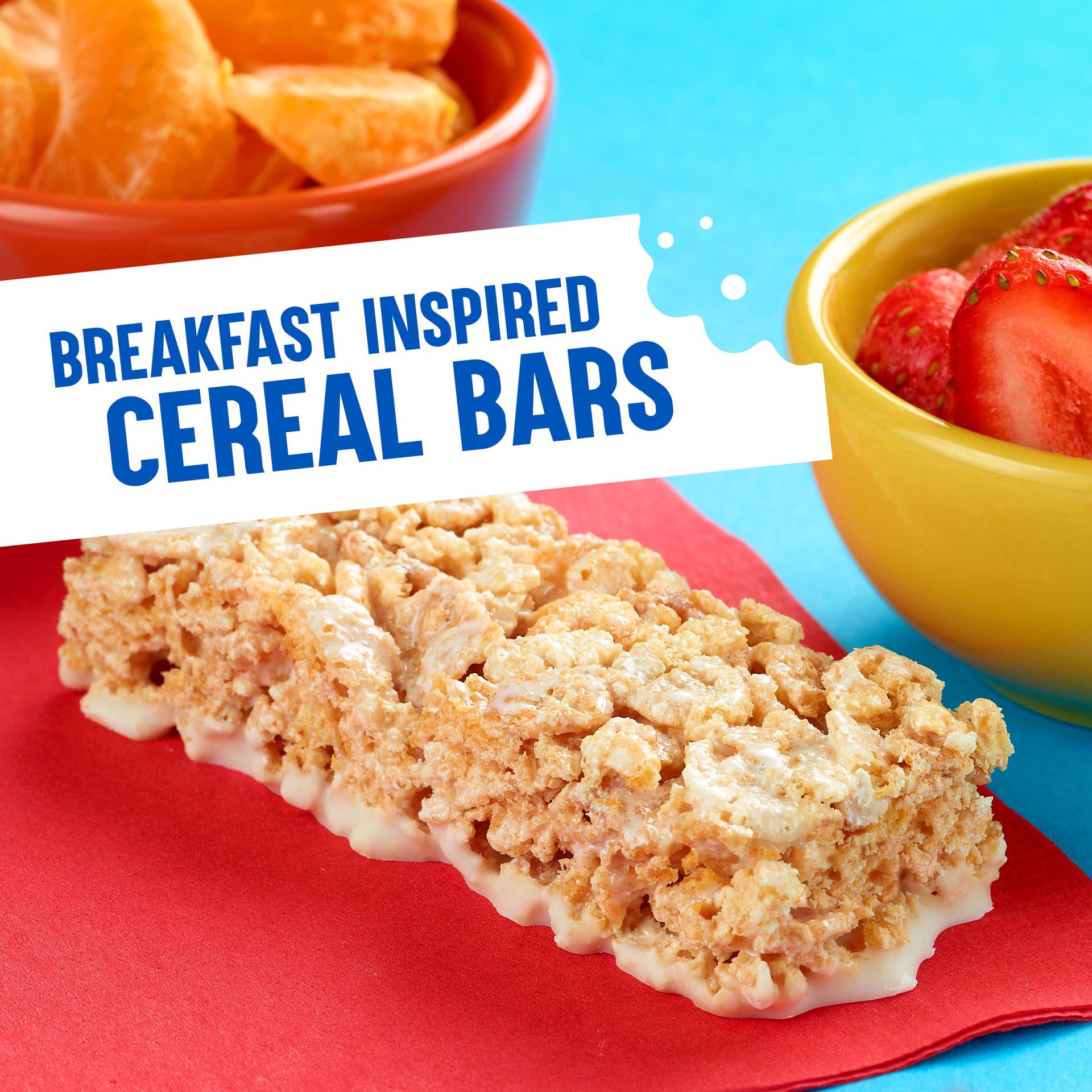 slide 5 of 5, Frosted Flakes Kellogg's Frosted Flakes Breakfast Cereal Bars, Original, 14.6 oz, 18 Count, 14.6 oz