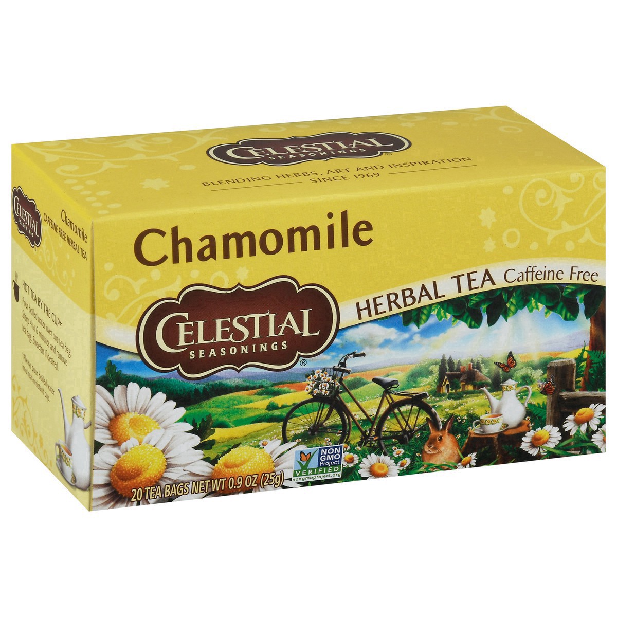 slide 21 of 30, Celestial Seasonings Caffeine Free Chamomile Herbal Tea 20 Tea Bags, 20 ct