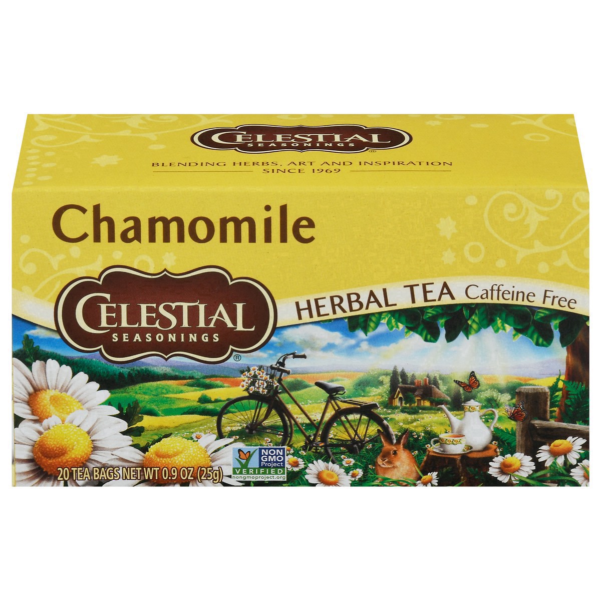 slide 23 of 30, Celestial Seasonings Caffeine Free Chamomile Herbal Tea 20 Tea Bags, 20 ct