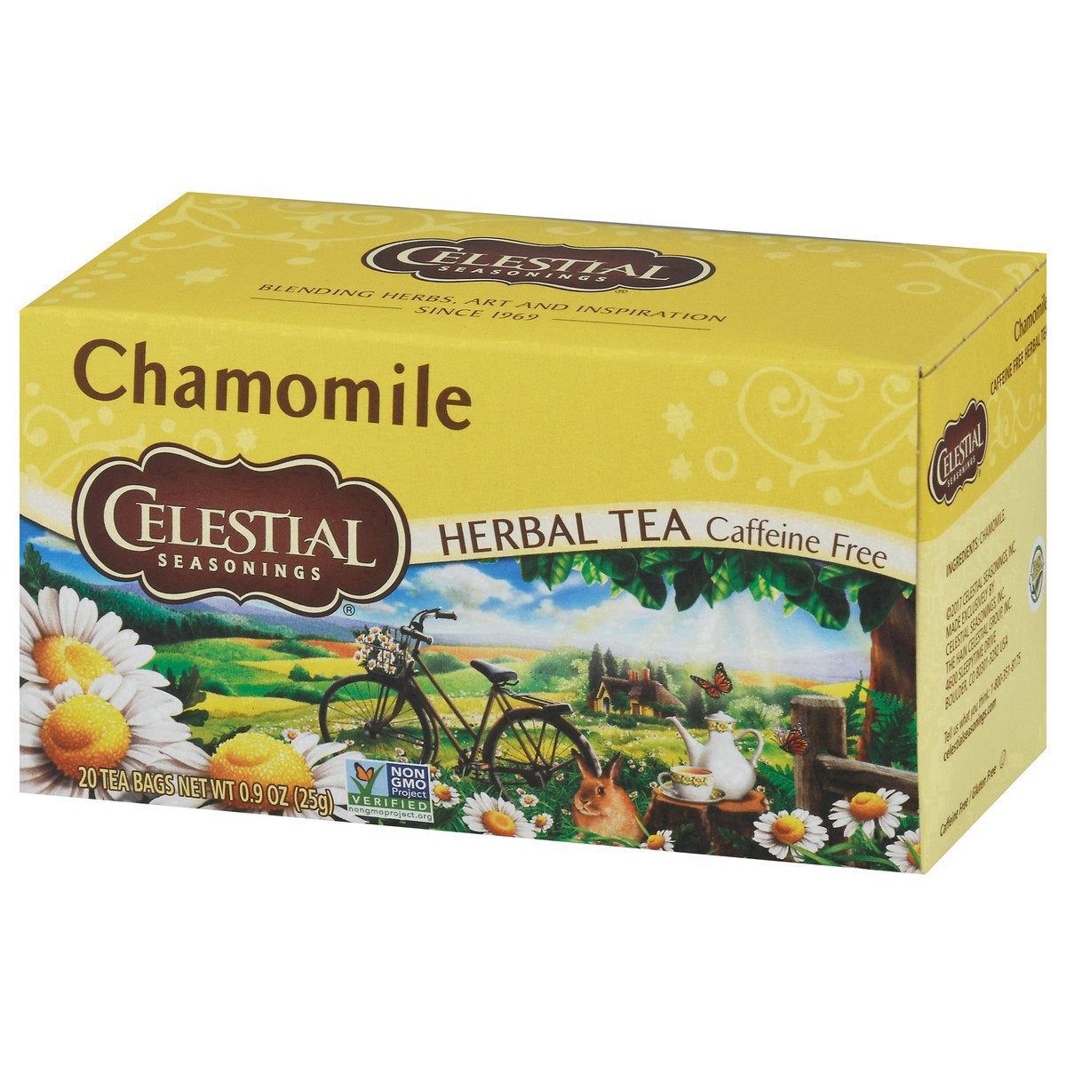 slide 25 of 30, Celestial Seasonings Caffeine Free Chamomile Herbal Tea 20 Tea Bags, 20 ct