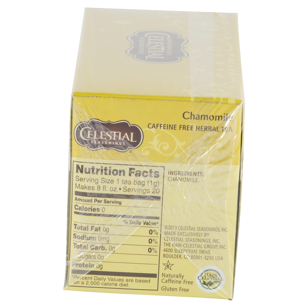 slide 11 of 30, Celestial Seasonings Caffeine Free Chamomile Herbal Tea 20 Tea Bags, 20 ct