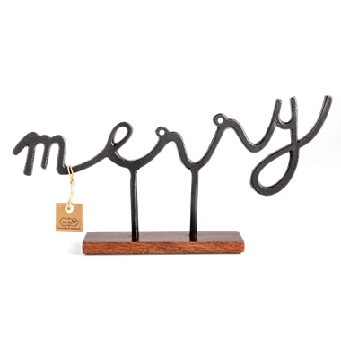 slide 1 of 1, Mud Pie Merry Tabletop Decor, 1 ct