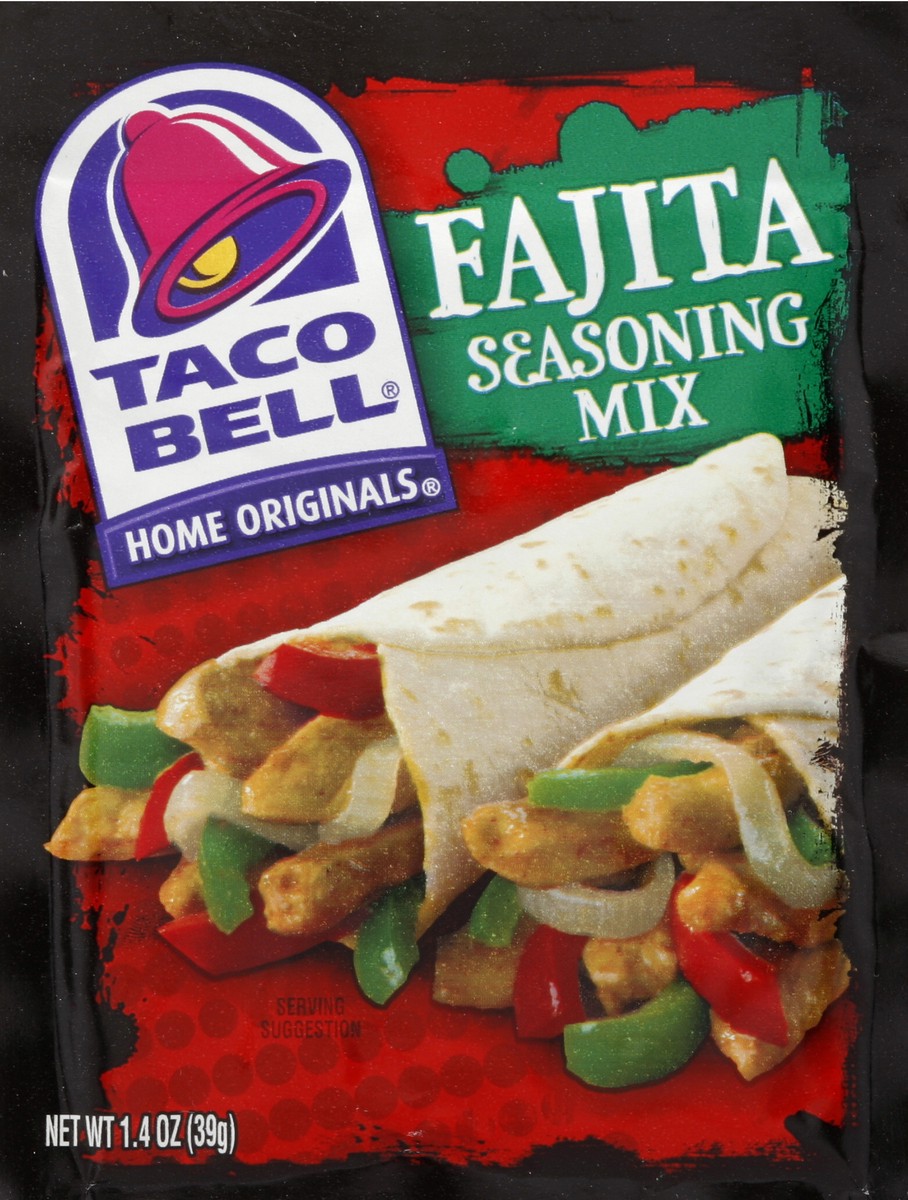 slide 2 of 2, Taco Bell Seasoning Mix, Fajita, 1.4 oz