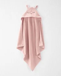 Carter's Just One You Little Planet Hooded Character Towel - Pink Bunny