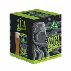Summit Saga Hazy IPA 4pk 16 oz Can