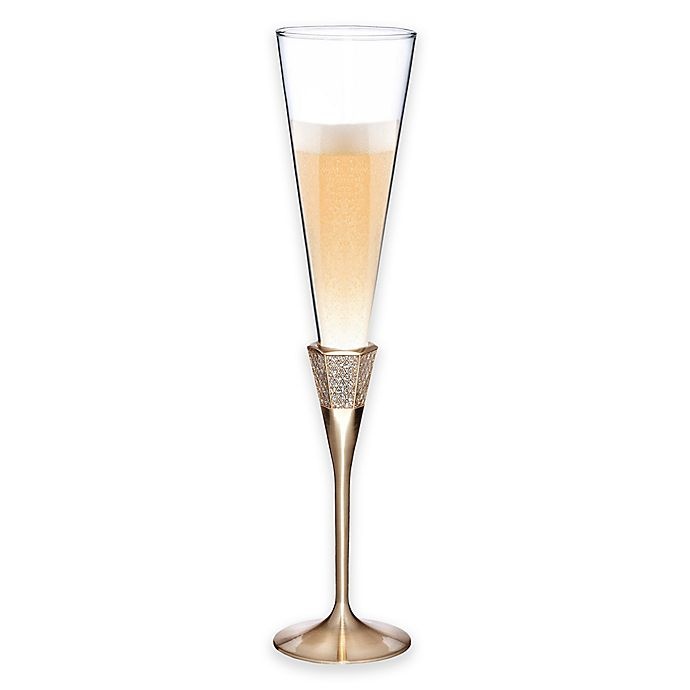 slide 1 of 2, Waterford Lismore Diamond Toasting Flutes - Gold, 2 ct