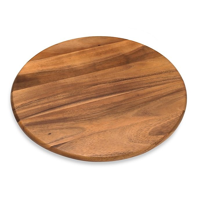 slide 1 of 2, Lipper International Acacia Wood Lazy Susan, 18 in