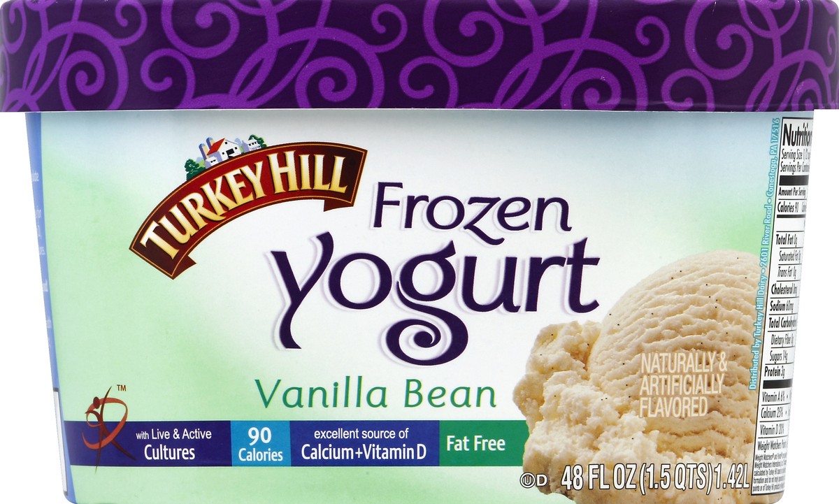 slide 1 of 5, Turkey Hill Frozen Yogurt 48 oz, 48 oz