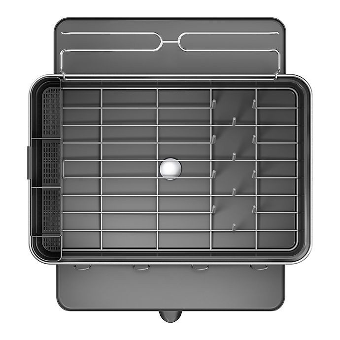 slide 4 of 4, simplehuman Steel Frame Dishrack 1 ea, 1 ct