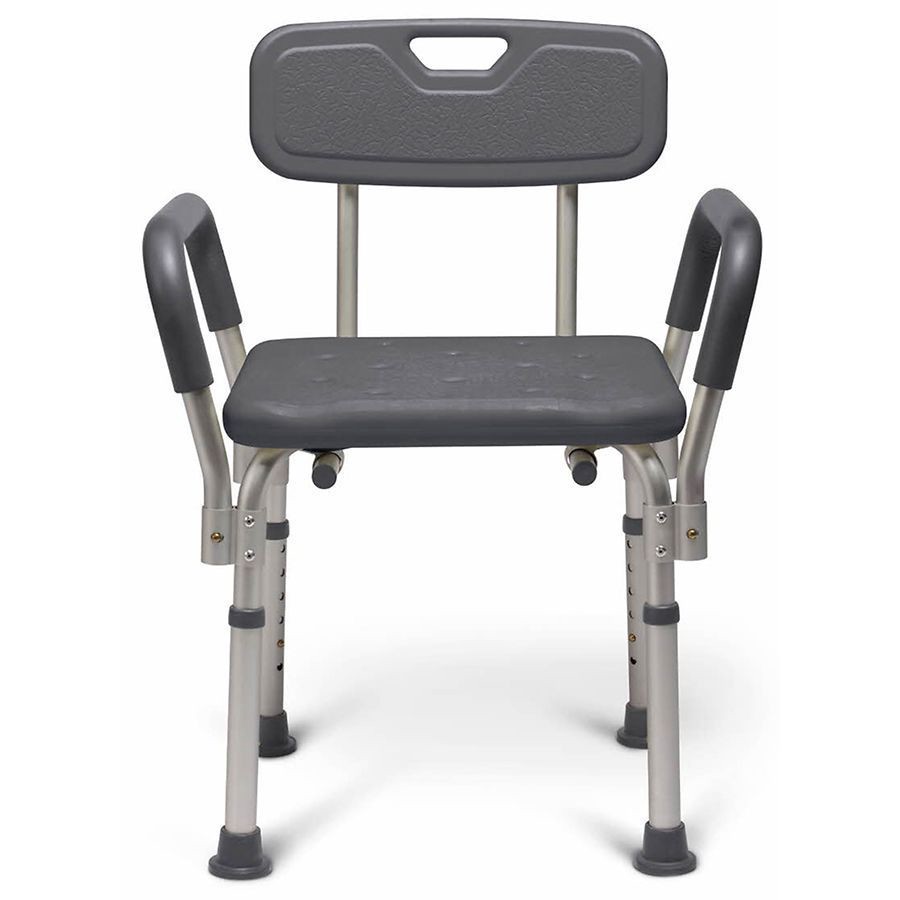 slide 4 of 5, Walgreens Bath and Shower Chair with Arms, 1 ct