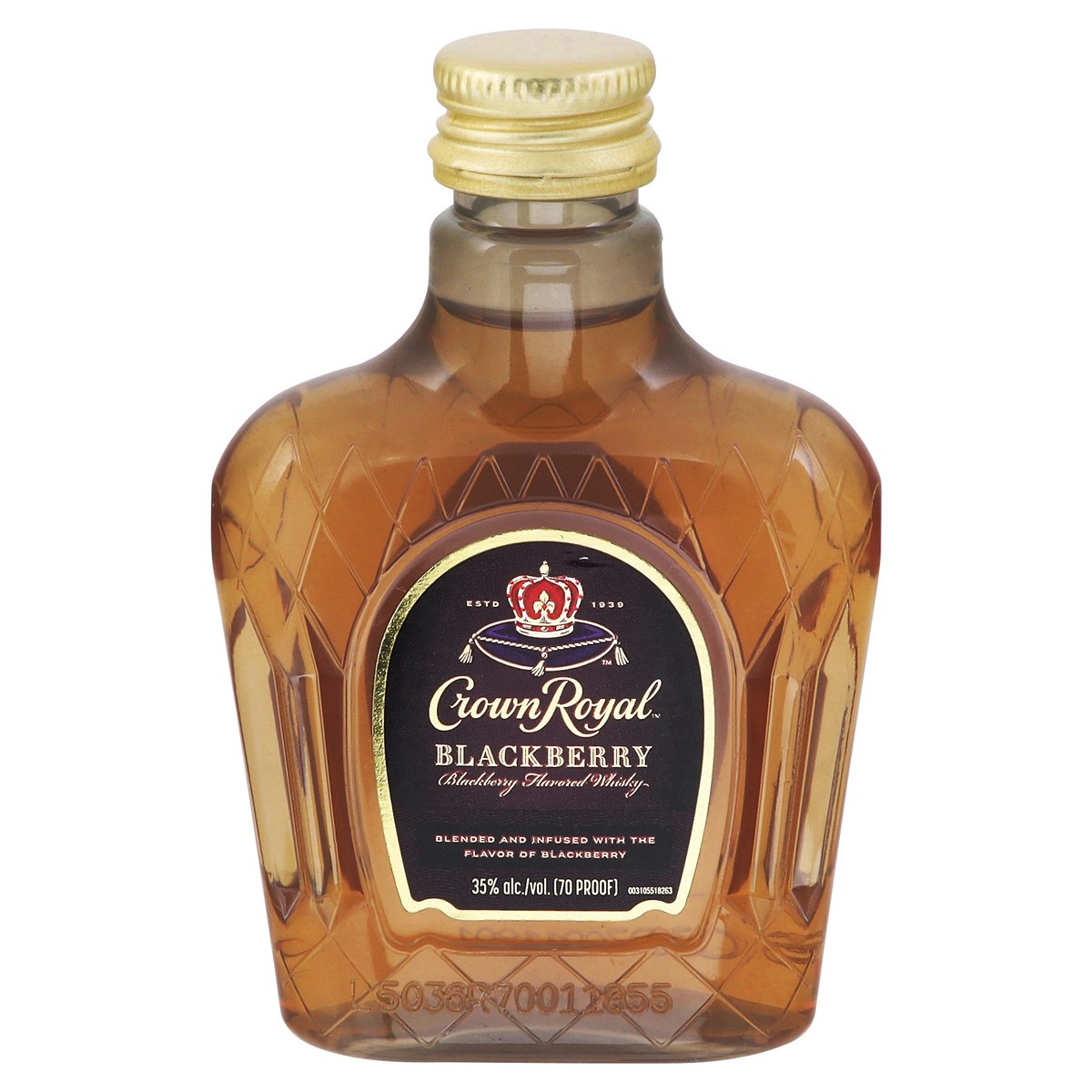 slide 1 of 13, Crown Royal Blackberry Flavored Whisky, 50 ml, 50 ml