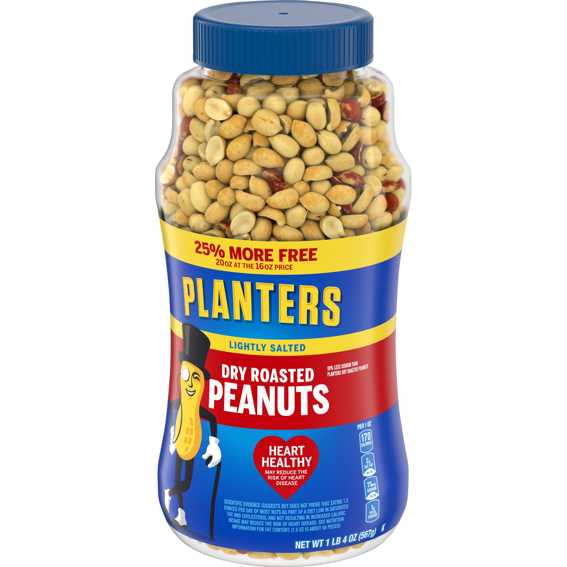 Planters Lightly Salted Dry Roasted Peanuts 20 oz Shipt