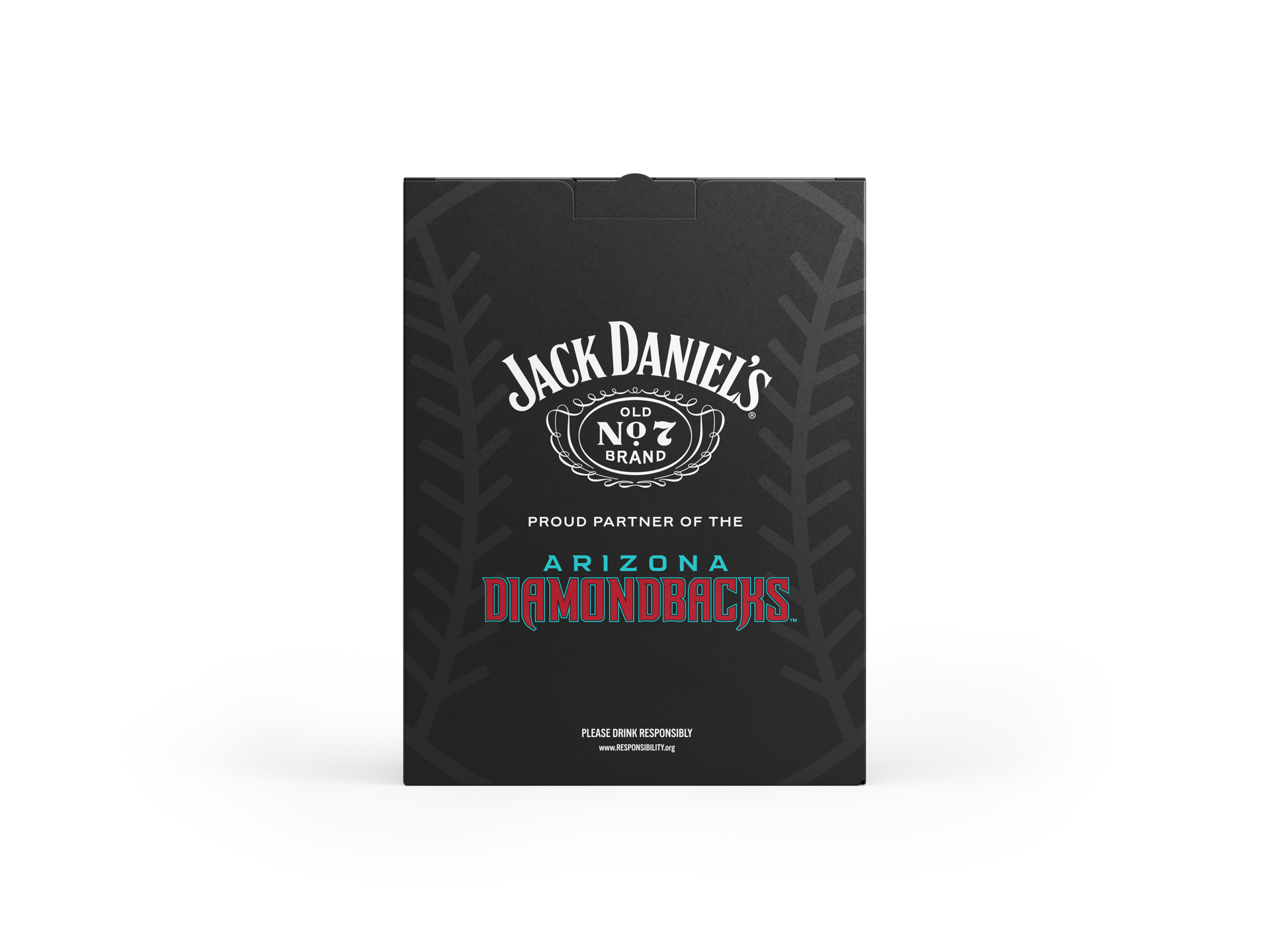 slide 2 of 2, Jack Daniel's Old No. 7 Tennessee Whiskey w/2 AZ Diamondbacks Glasses, 750mL, 80 Proof, 750 ml