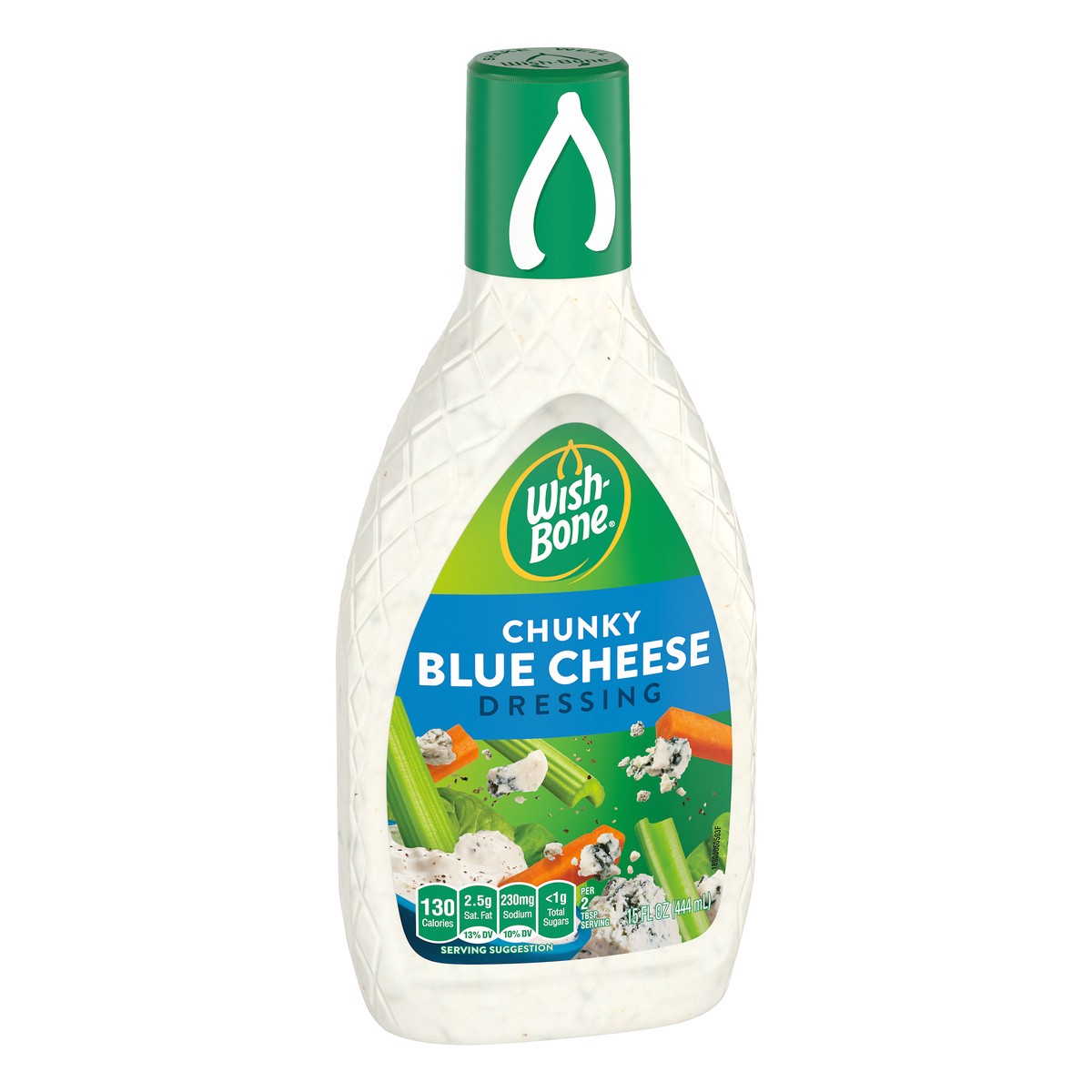 slide 2 of 9, Wish-Bone Chunky Blue Cheese Dressing 15 fl oz, 15 fl oz