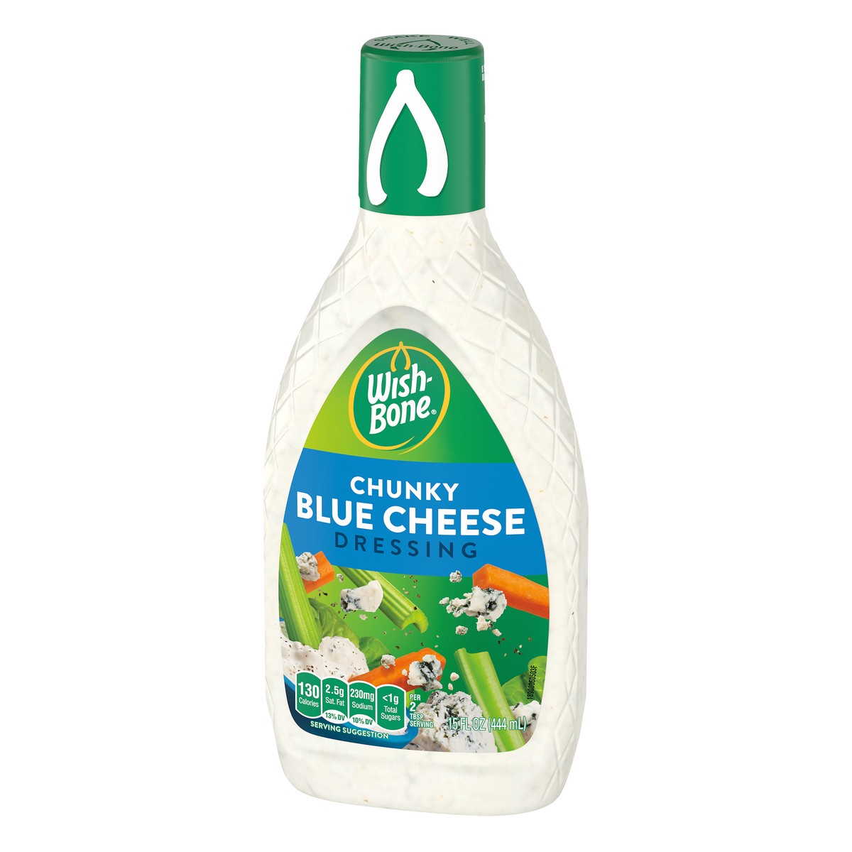 slide 3 of 9, Wish-Bone Chunky Blue Cheese Dressing 15 fl oz, 15 fl oz