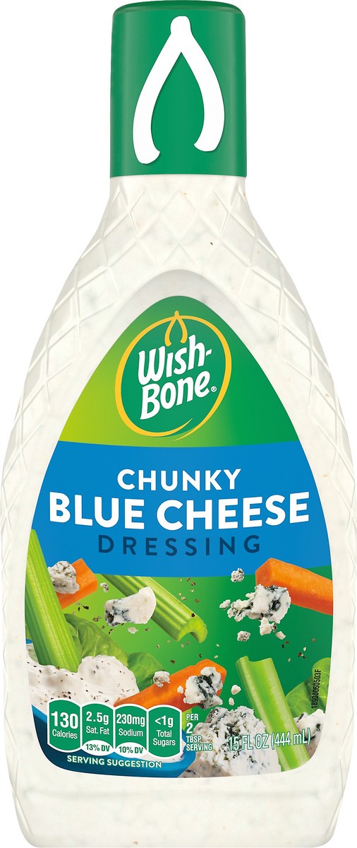 slide 6 of 9, Wish-Bone Chunky Blue Cheese Dressing 15 fl oz, 15 fl oz