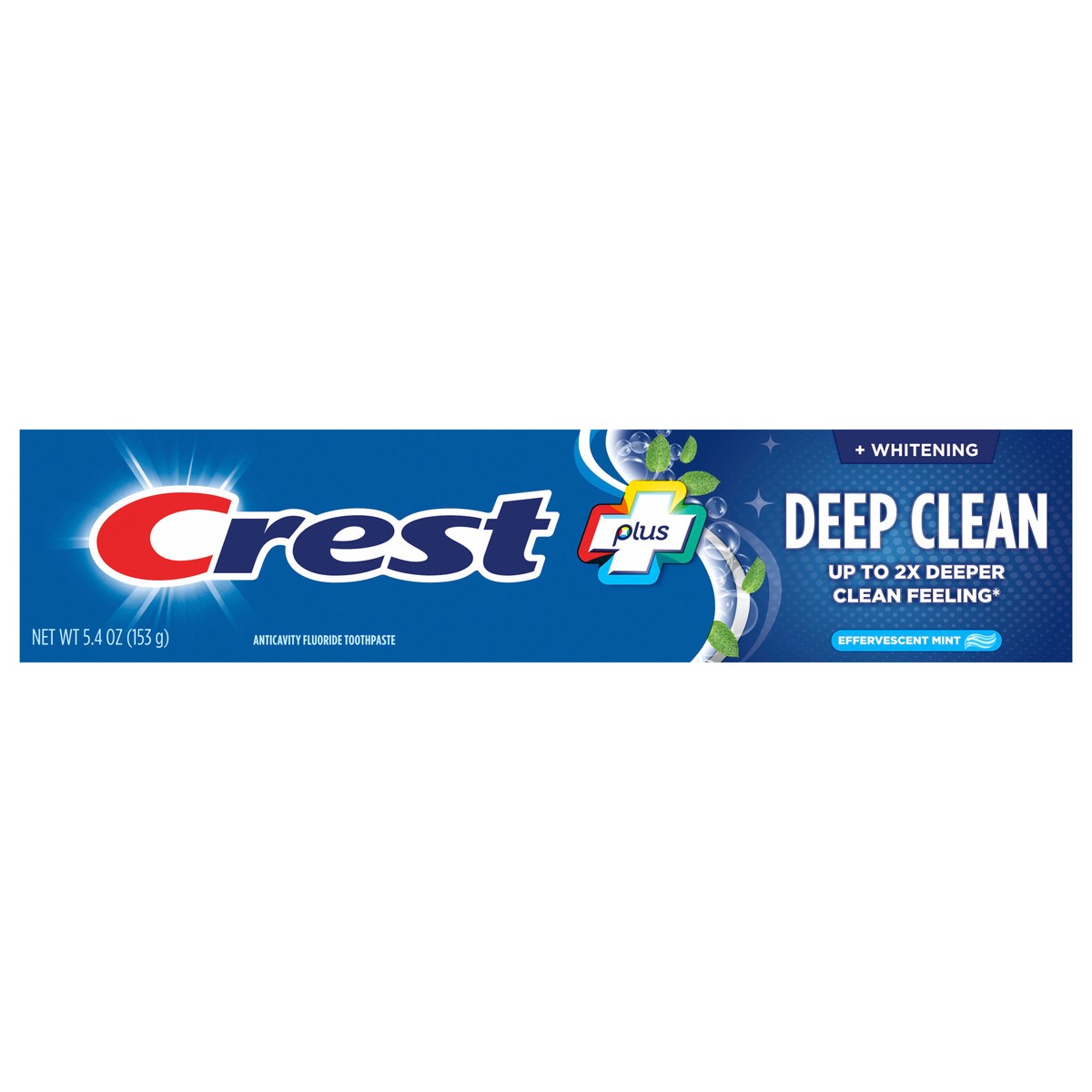 slide 1 of 3, Crest Whitening Plus Deep Clean Toothpaste, Effervescent Mint, 5.4 oz, 5.4 oz