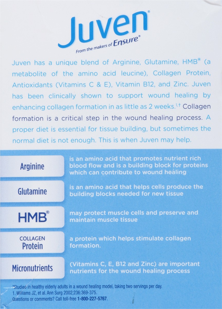 slide 7 of 9, Juven Therapeutic Nutrition Powder For Wound Healing, Fruit Punch, 8 Ct, 8 ct