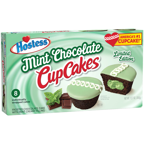 slide 1 of 1, Hostess Shamrock Cupcakes - Each, 8 ct; 12.7 oz