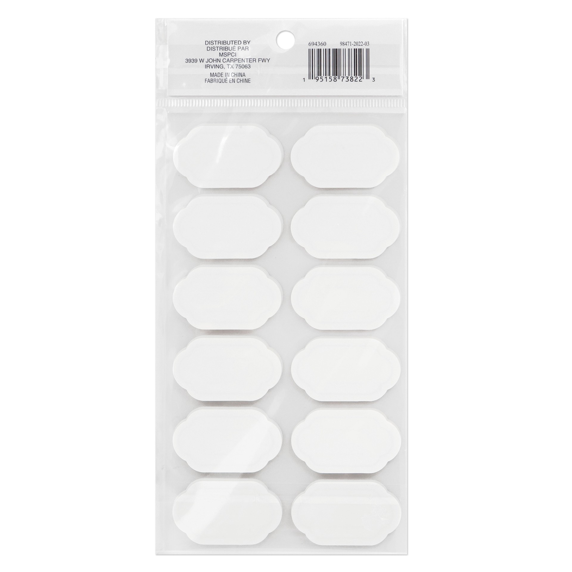 slide 3 of 5, Transparent Label Stickers By Recollections, 98mm x 180mm