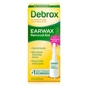slide 1 of 1, Debrox Earwax Removal Aid Drops, Safely And Gently Cleanses Ear, 0.5 Fl Oz, 0.5 oz