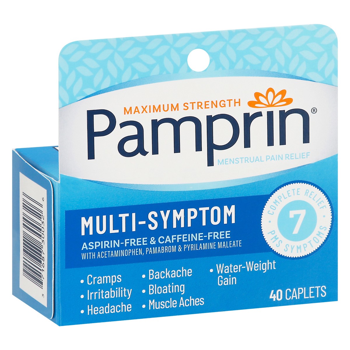 slide 9 of 12, Pamprin Multi-Symptom Relief 40 Caplets, 40 ct
