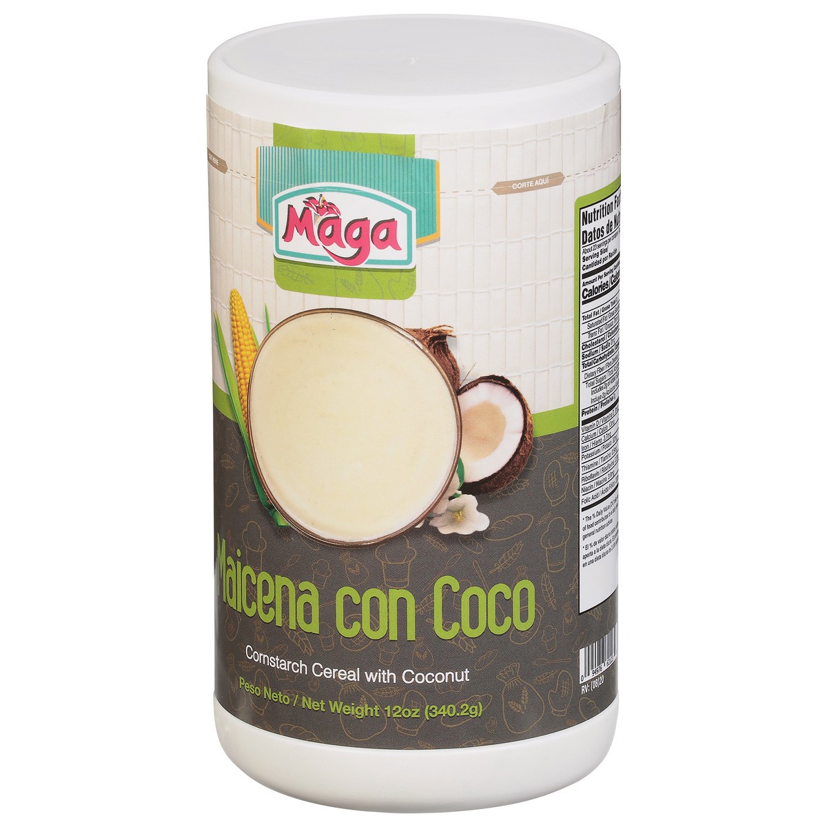 slide 3 of 9, Maga Maicena con Coco, 12 oz