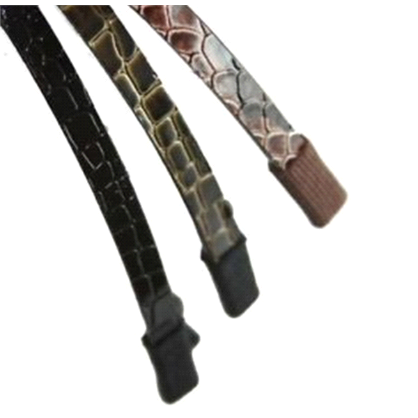 slide 1 of 1, scünci Faux Croc & Suede Headbands, 3 ct