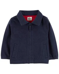 Oshkosh Baby Soft Herringbone Jacket Navy 9M