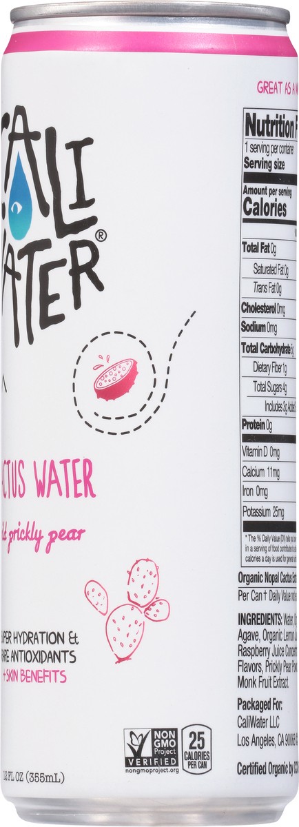 slide 5 of 9, CALIWATER Cactus Water with Prickly Pear 12 fl oz, 1 ct