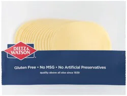 Dietz & Watson Dietz and Watson Fresh Slice Provolone, Per Package (Avg. 0.75 lb)