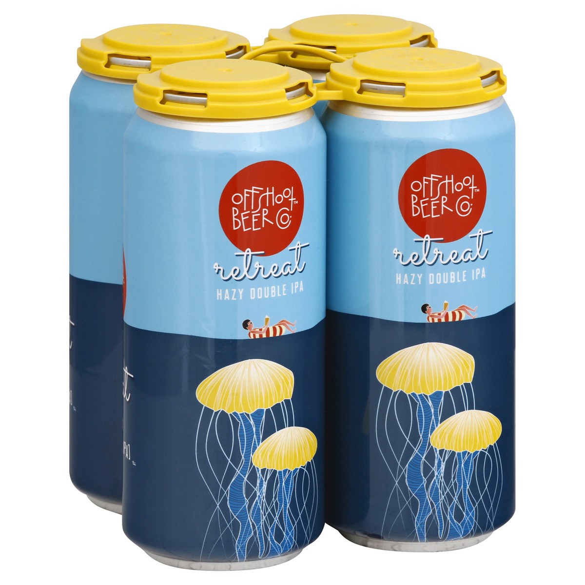 slide 7 of 7, Offshoot Beer Co Retreat Hazy Double Ipa 4Pk, 4 ct; 16 oz
