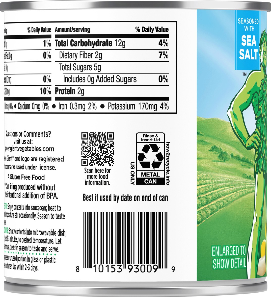 slide 6 of 10, Green Giant Corn Super Sweet Yellow White, 11 oz