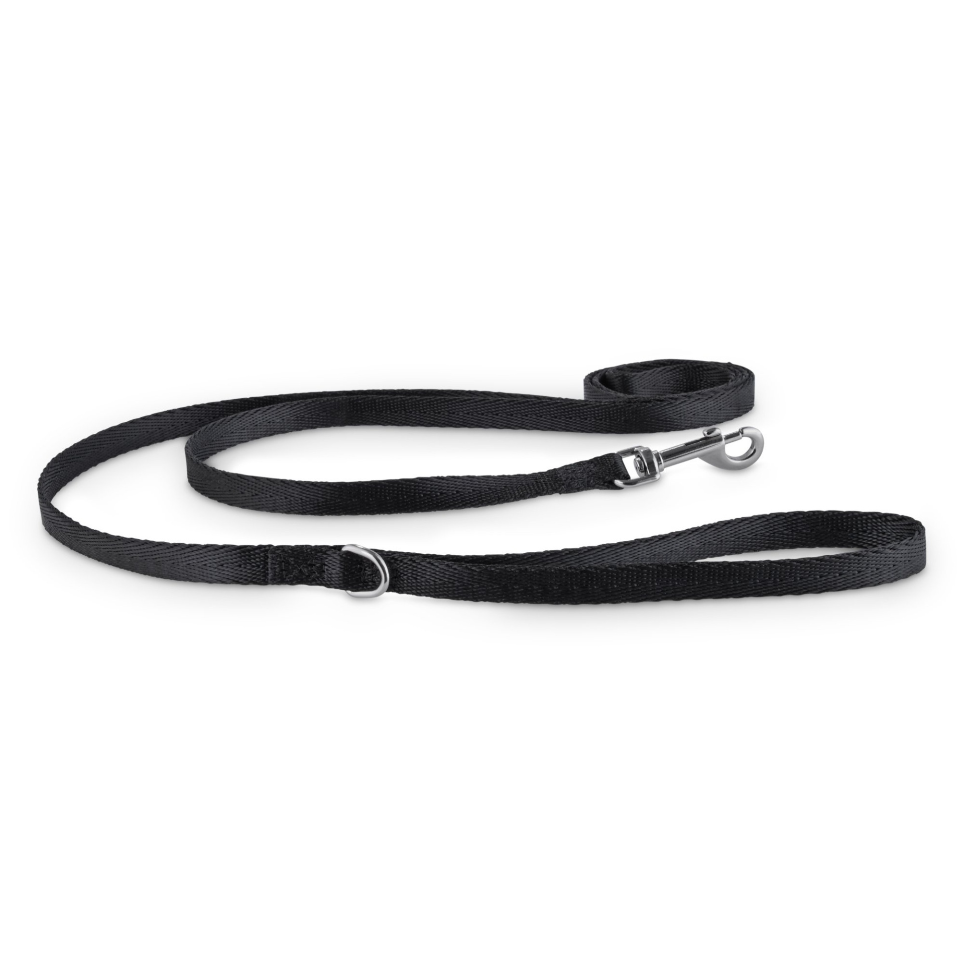 slide 1 of 1, Good2Go Black Nylon Dog Leash, medium/large