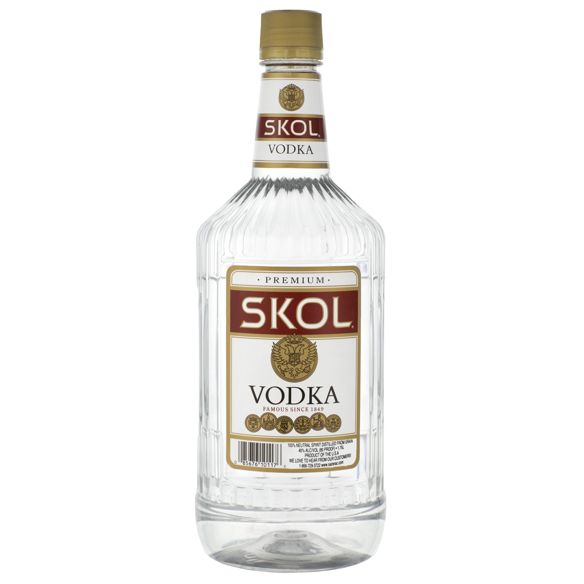 slide 1 of 3, Skol Vodka, 1.75l 80 Proof, 1.75 liter