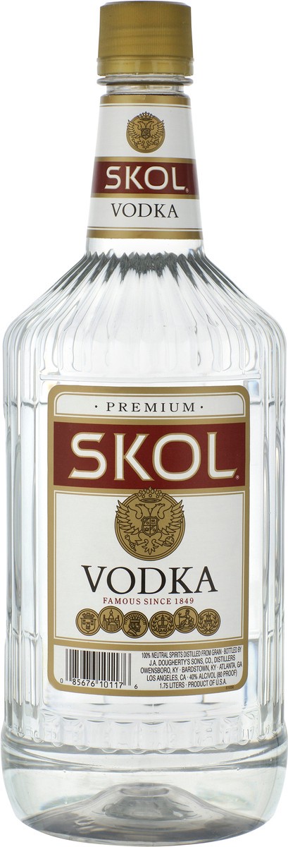 slide 1 of 3, Skol Vodka, 1.75l 80 Proof, 1.75 liter