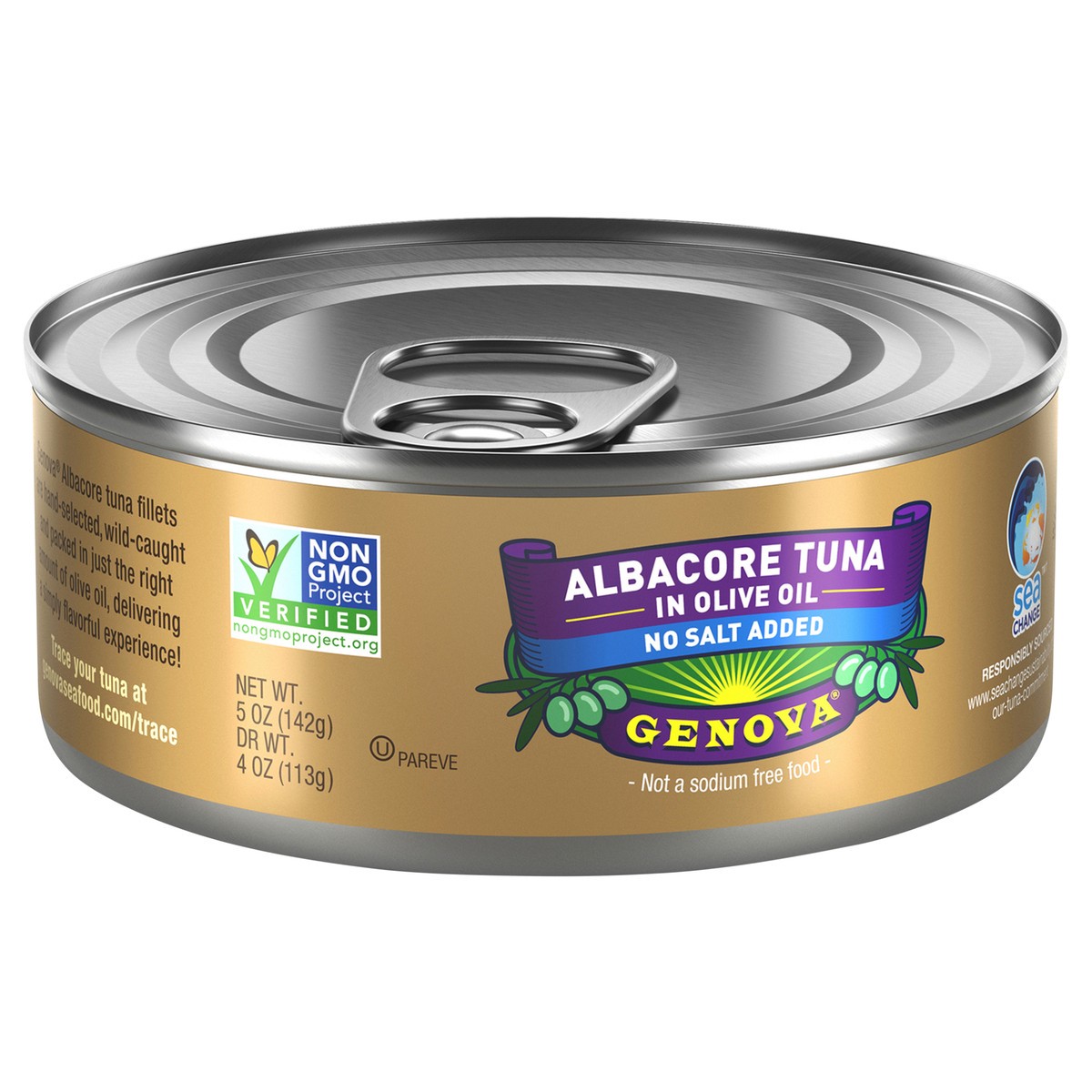 slide 6 of 7, Genova Premium Albacore Tuna in Olive Oil, Low Sodium 5 oz, 5 oz