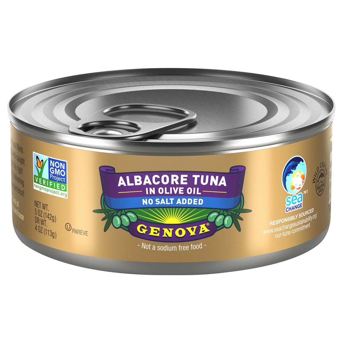 slide 5 of 7, Genova Premium Albacore Tuna in Olive Oil, Low Sodium 5 oz, 5 oz