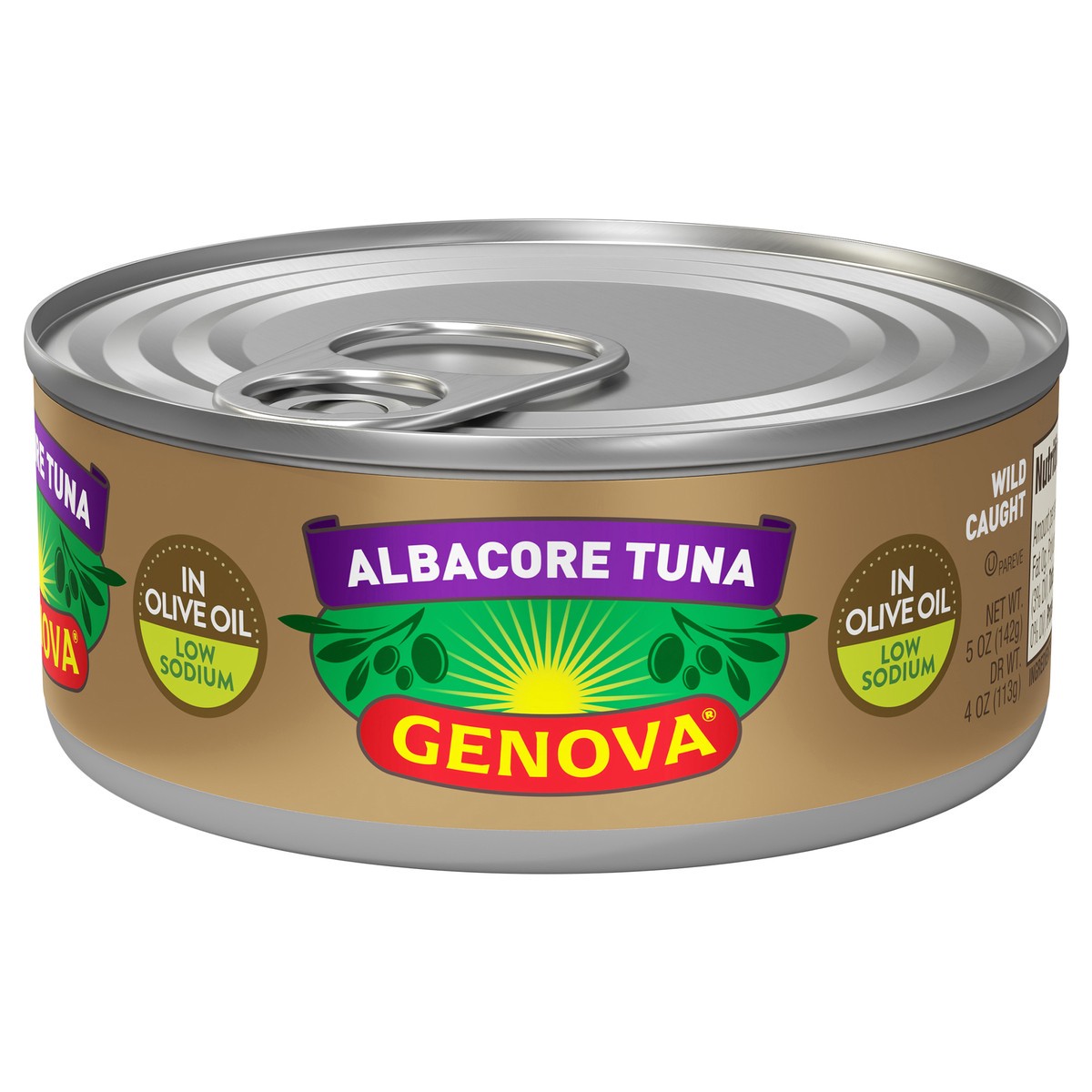 slide 1 of 7, Genova Premium Albacore Tuna in Olive Oil\, Low Sodium 5 oz, 5 oz