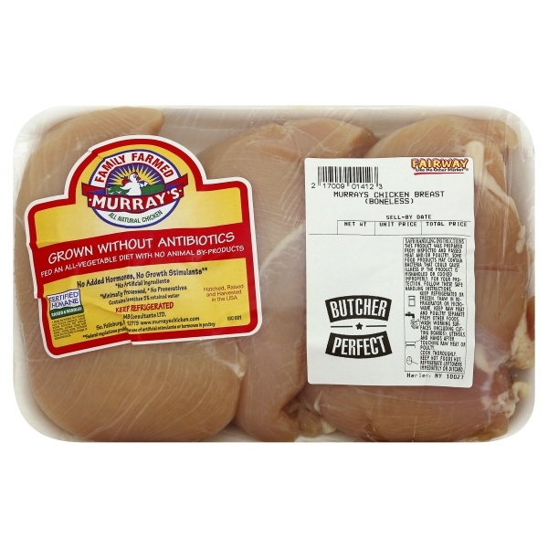 slide 1 of 1, Murry's Chicken Breast Boneless Prepack, per lb