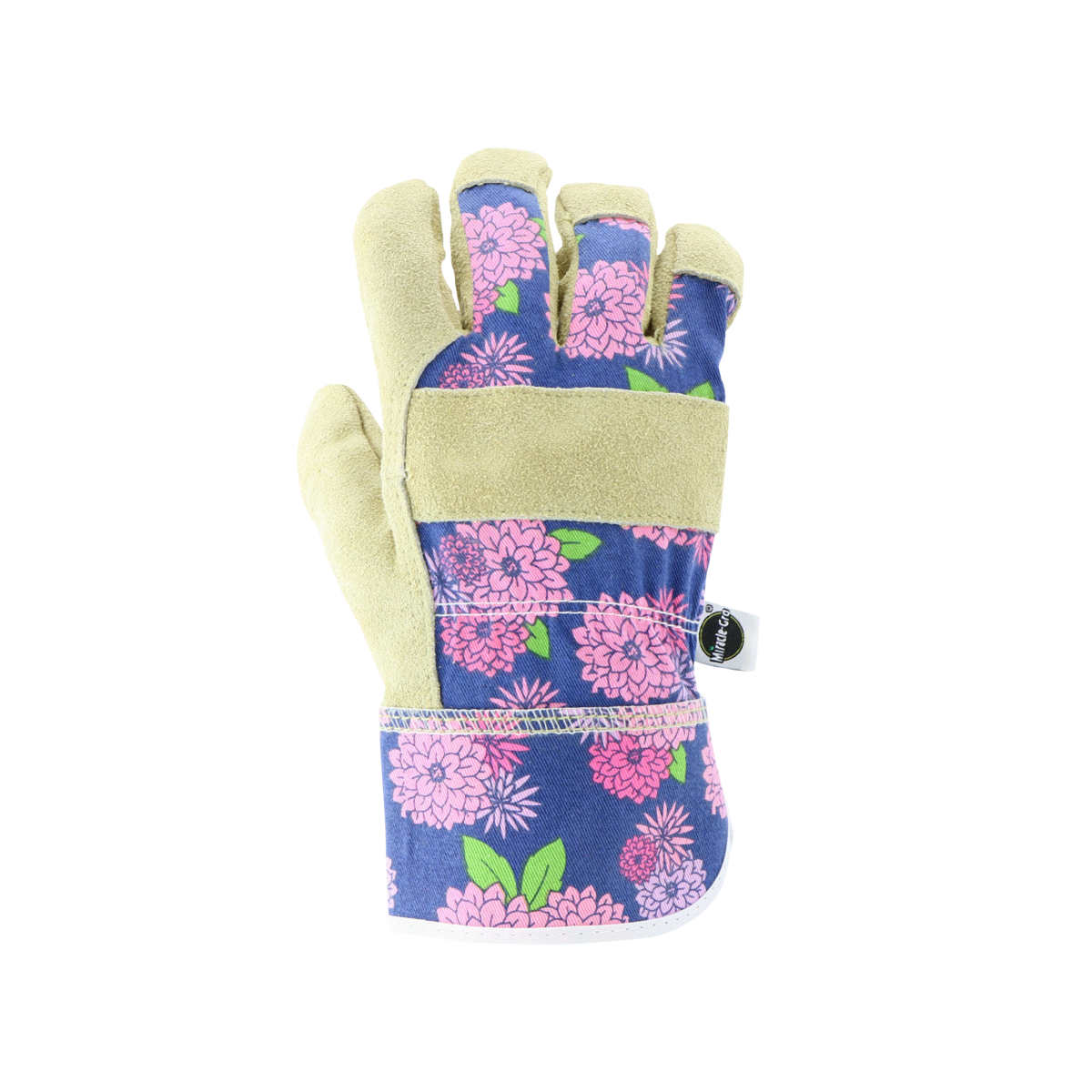 slide 1 of 9, Miracle-Gro Leather Palm Glove, 1 ct