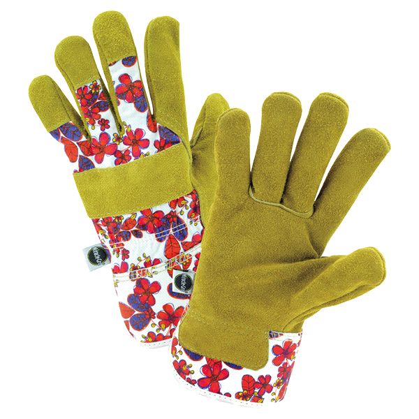 slide 1 of 1, Miracle-Gro Leather Palm Glove, 1 ct