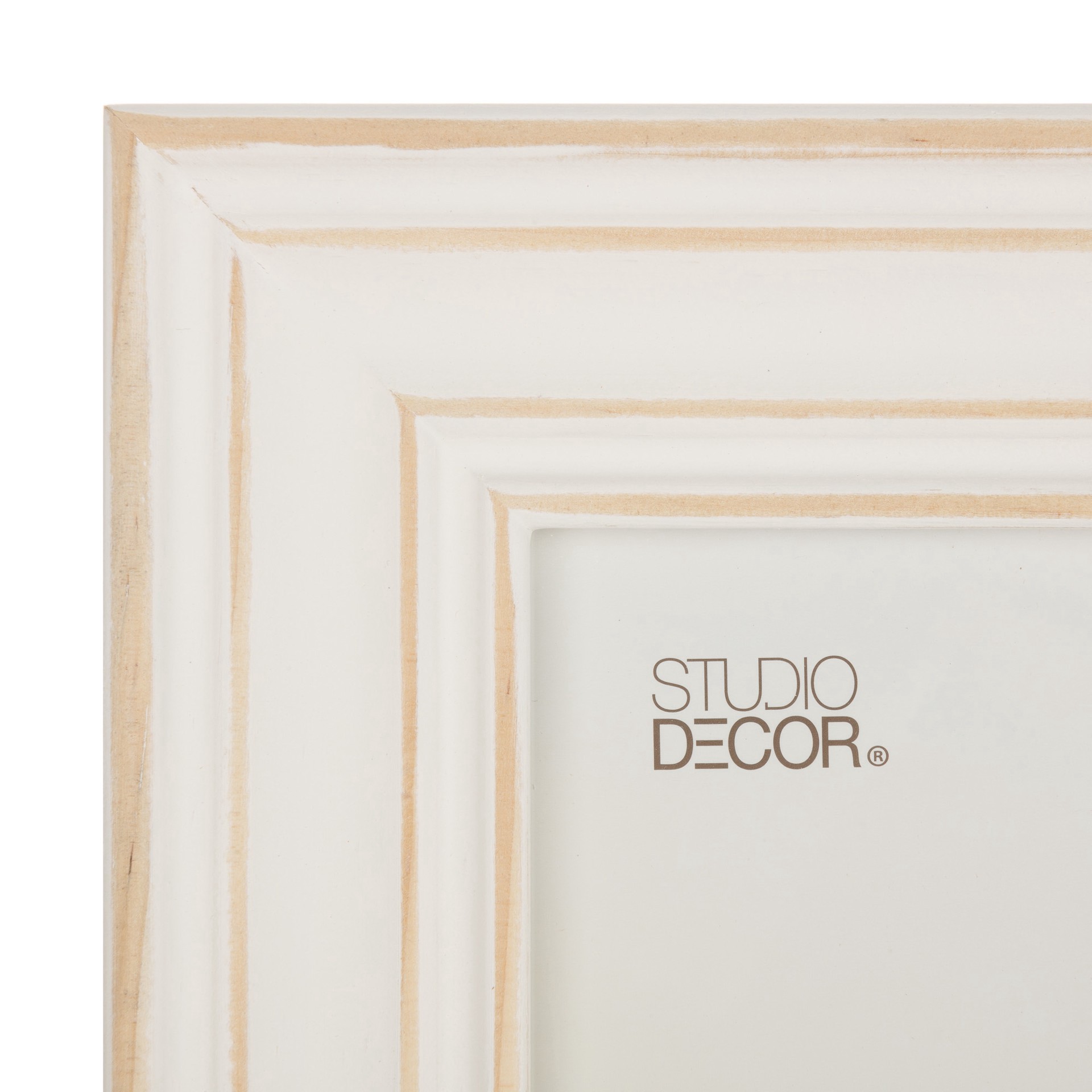slide 4 of 6, Expressions 8" X 10" White With Distressed Edges Frame By Studio Decor, 8 in x 10 in