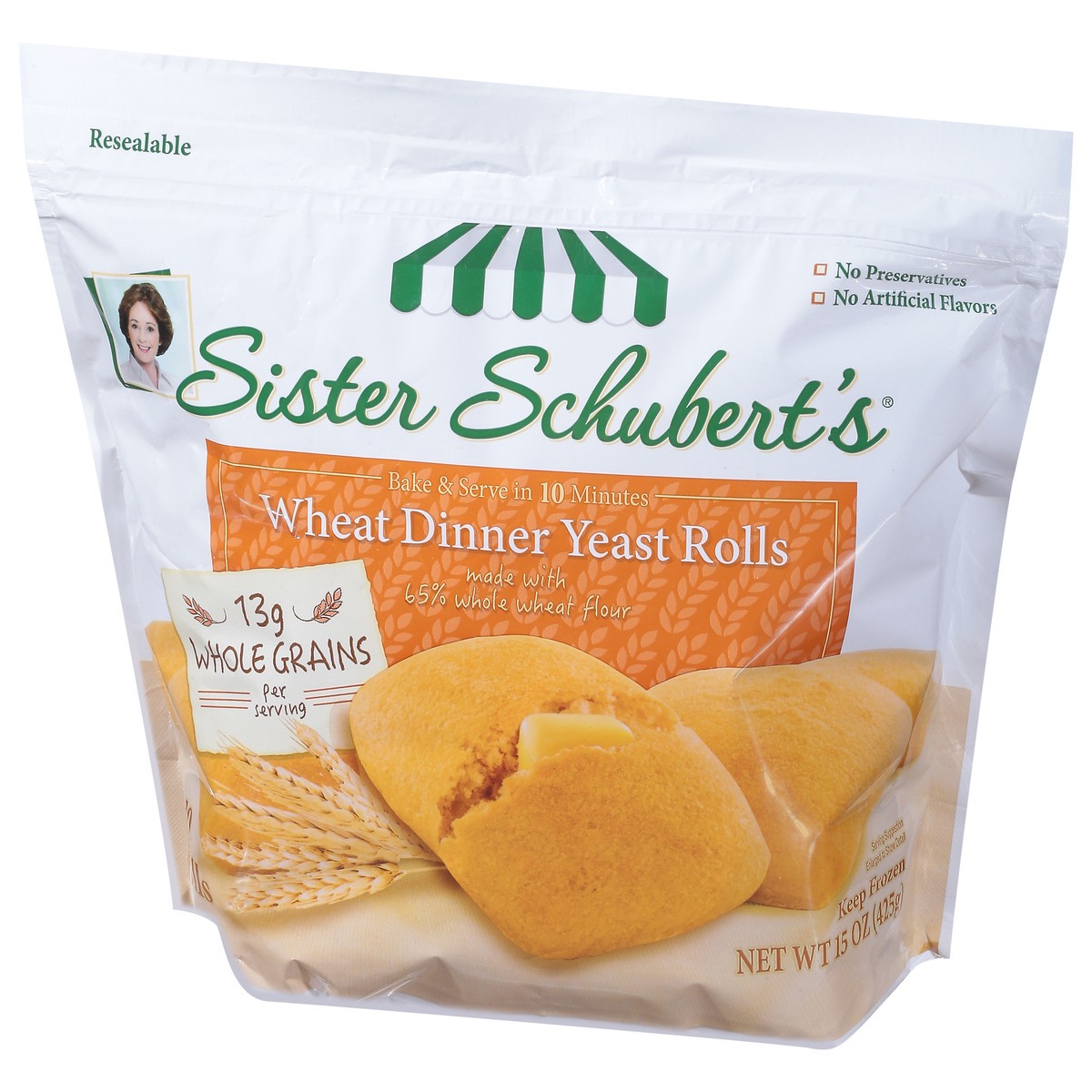 slide 3 of 9, Sister Schubert's Wheat Dinner Rolls, 15 oz