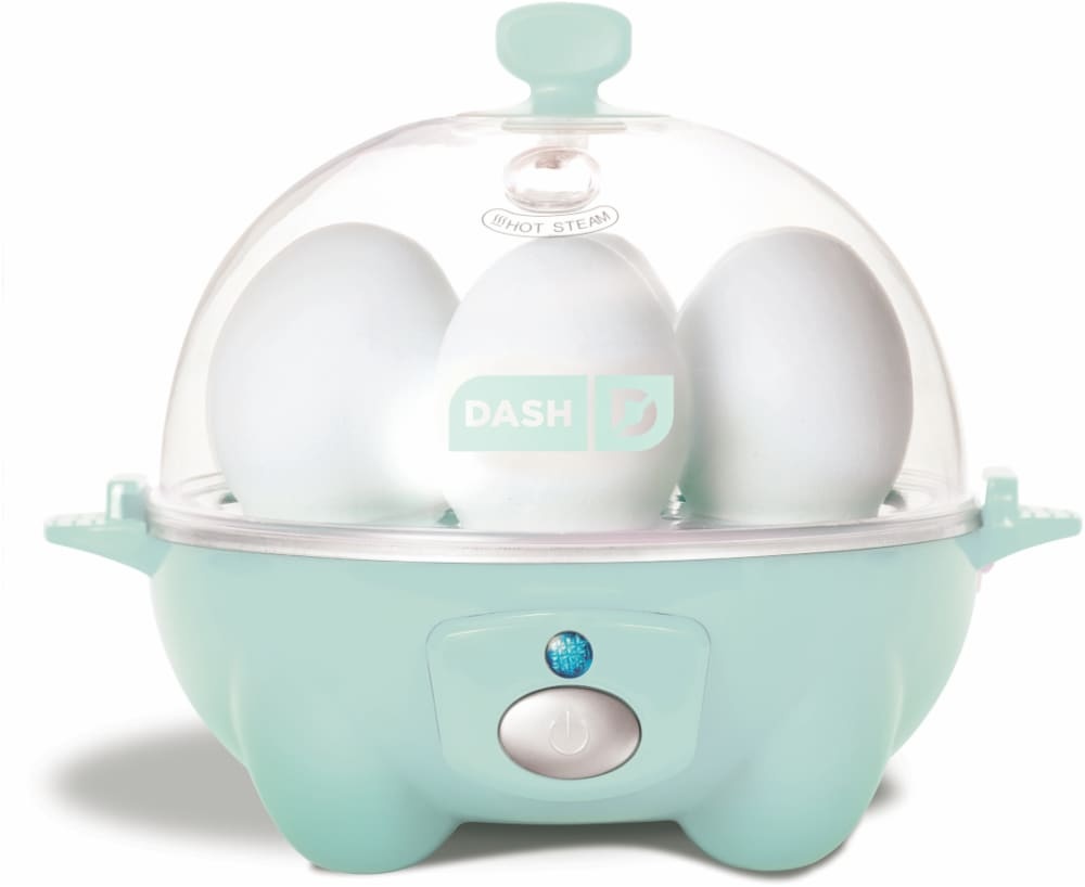slide 1 of 1, Dash 360-Watt Rapid Egg Cooker - Aqua, 1 ct