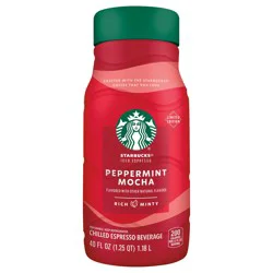 Starbucks Chilled Espresso Beverage, Peppermint Mocha