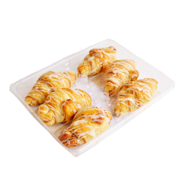 slide 1 of 1, L&B Mini Cinnamon Filled Croissants, 4.5 oz